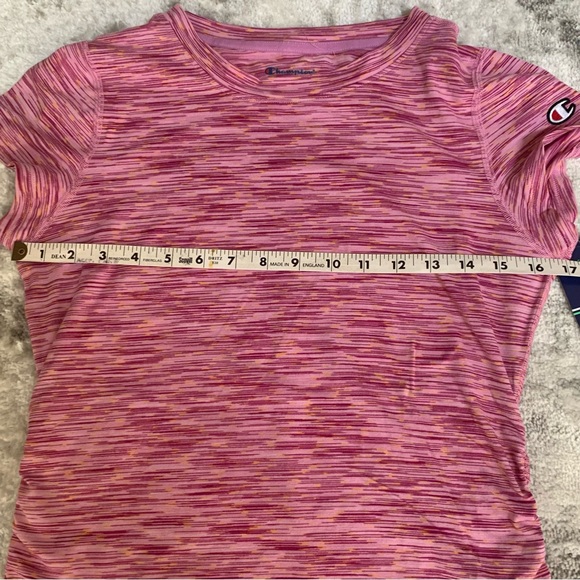 Champion Women’s Soft Touch Ruched Tee, - Picture 5 of 8